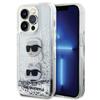 KARL LAGERFELD futerał do IPHONE 11 KLHCN61LDHKCNS (Liquid Glitter KC) biały