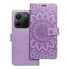 Etui z klapką na Xiaomi Redmi NOTE 14 5G Mezzo Book mandala fioletowe