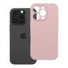 Etui na iPhone 16 PRO Silicone 2mm (camera protection) zgodne z MagSafe pudrowy różowe