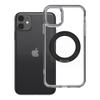 Etui na iPhone 11 Frame Circle Stand zgodne z MagSafe czarne