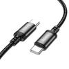 Kabel USB C do USB C Hoco PD 3A 60W 3 m X91 czarny