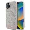 GUESS futerał do IPHONE 16 GUHCP16SG4GLPI (4G PU Bottom Stripe) różowy