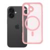 Etui na iPhone 16 Full Matte Mag Cover zgodne z MagSafe jasnoróżowy