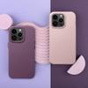 Futerał LEATHER MAG COVER kompatybilny z MagSafe do IPHONE 15 Pro różowy