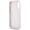 KARL LAGERFELD futerał do IPHONE 16 kompatybilny z MagSafe KLHMP16SSKCHTCP (Silicone KC Heads) różowy