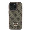 GUESS futerał do IPHONE 16 Pro Max GUHCP16XP4TDPW (PU Leather 4G Triangle Strass) brązowy
