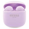 GUESS słuchawki bezprzewodowe bluetooth TWS + stacja dokująca GUTWST26PSU (Classic EST Logo) fioletowe