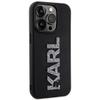 KARL LAGERFELD futerał do IPHONE 15 Pro Max KLHCP15X3DMBKCK (3D Logo Glitter) czarny