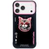 NIMMY futerał GLASSES COOL CAT kompatybilny z MagSafe do IPHONE 17 czarno różowy