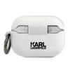 Oryginalne Etui KARL LAGERFELD KLACAPSILCHWH do Apple Airpods Pro biały