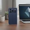 Etui z klapką na iPhone 17 Split Book granatowo-czerwone