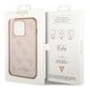 GUESS futerał do IPHONE 14 Pro GUHCP14LG4GFPI (4G Gold Logo) różowy