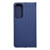 Etui z klapką na Samsung A35 5G Luna Book Carbon niebieskie