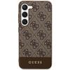 GUESS futerał do SAMSUNG S24 Plus GUHCS24MG4GLBR (4G Bottom Stripe) brązowy
