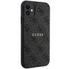 GUESS futerał do IPHONE 11 kompatybliny z MagSafe GUHMN61G4GFRK (4G Ring classic logo) czarny