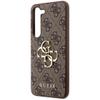 GUESS futerał do SAMSUNG S24 GUHCS24S4GMGBR (Leather 4G Metal Logo) brązowy