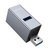 Adapter 3w1 (USB 2.0 x 2+USB 3.0) USB-A Hoco HB54 szary
