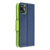 Kabura FANCY Book do  SAMSUNG A32 5G granatowo limonkowy