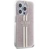 GUESS futerał do IPHONE 15 Pro GUHCP15LH4PSEGP (4G Gold  Stripe) różowy