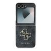 GUESS futerał do SAMSUNG Z FLIP 6 GUHCZF64GMGGR (PU 4G Leather Metal Logo) czarny