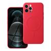 Futerał do iPhone 12 PRO Silicone Mag Cover zgodny z MagSafe czerwony