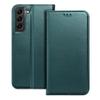 Etui z klapką na Samsung A25 5G Smart Magneto ciemnozielone