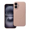 Futerał do iPhone 16 Silicone Mag Cover zgodny z MagSafe różowy