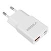 Ładowarka sieciowa do telefonu VEGER  USB A + USB C QC PD 30W 30W1A1C biała
