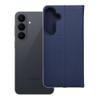 Etui z klapką na Samsung S26 FE Luna Book Carbon niebieskie