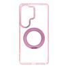 Etui na Samsung S26 Ultra Frame Circle Stand zgodne z MagSafe różowe