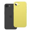 Etui na iPhone 16e (SE 4 2025) / 17e Silicone 2mm (camera protection) zółte