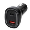 Ładowarka samochodowa Blue Star USB C + USB A QC3.0 PD AFC PPS SFC2.0 3A 63W czarna