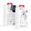 Powerbank Forcell F-Energy Power Plug F5K3 PD 20W 5000 mAh z wbudowanym złączem Lightning biały
