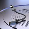 Adapter AUX USB C (męski) do Jack 3,5 mm (żeński) Hoco UPA32C czarny