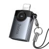 Adapter OTG Lightning do USB A Hoco UA46 Victory szary