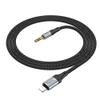 Kabel AUX Lightning do Jack 3,5 mm Hoco 1 m UPA26 czarny