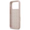 GUESS futerał do IPHONE 17 Pro GUHCP17LSC4GSMP (Silicone W/ Big 4G Script) różowy