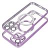 Futerał do iPhone 16 PRO Electro Mag Cover zgodny z MagSafe fioletowy