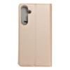 Etui z klapką na Samsung A35 Smart Case Book złote