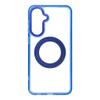 Etui na Samsung A56 Frame Circle Stand zgodne z MagSafe granatowe