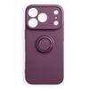Etui na iPhone 18 Pro / 17 Pro Silicone Ring dark cherry