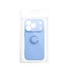 Etui na iPhone 18 Pro Max / 17 Pro Max Silicone Ring jasnoniebieskie