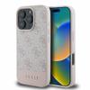 GUESS futerał do IPHONE 16 Pro GUHCP16LG4GLPI (4G PU Bottom Stripe) różowy