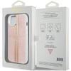 GUESS futerał do IPHONE 15 GUHCP15SH4PSEGP (4G Gold Stripe) różowy
