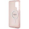 GUESS futerał do SAMSUNG S25 Ultra GUHMS25LHFGEREP (Magnetic IML Glitter Circle) różowy