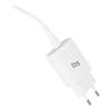 Ładowarka sieciowa do telefonu Blue Star USB C QC3.0 PD 3A 18W + kabel USB C do Lightning TFK-TC-1099C biała