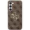 GUESS futerał do SAMSUNG S24 Plus GUHCS24M4GMGBR (Leather 4G Metal Logo) brązowy