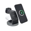 FORCELL ładowarka indukcyjna Qi 3w1 15W Solid Mag Charger kompatybilny z MagSafe czarna