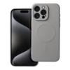 Futerał do iPhone 15 PRO MAX Silicone Mag Cover zgodny z MagSafe tytanowy szary