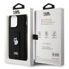 KARL LAGERFELD futerał do IPHONE 13 Pro Max KLHCP13XGSACHPK (Gripstand Saffiano choupette PIN) czarny